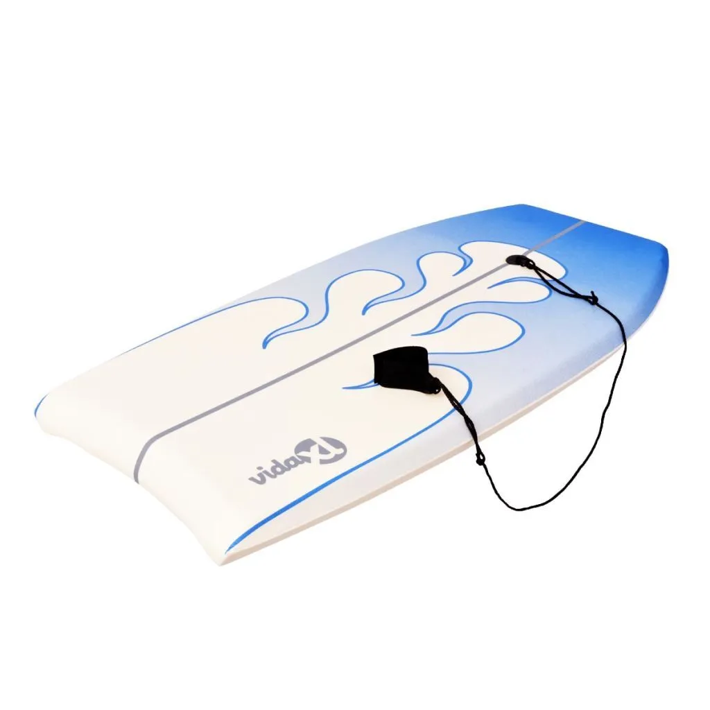 Bodyboard bleu vidaXL 94 cm planche de surf légère en mousse pour vagues - 6