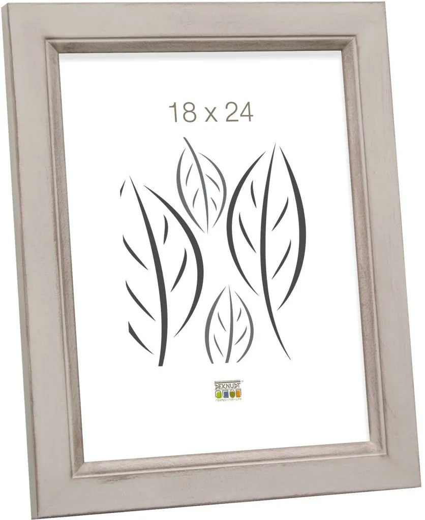 Cadre photo en bois 20x25 cm beige S42L pour décoration murale chic