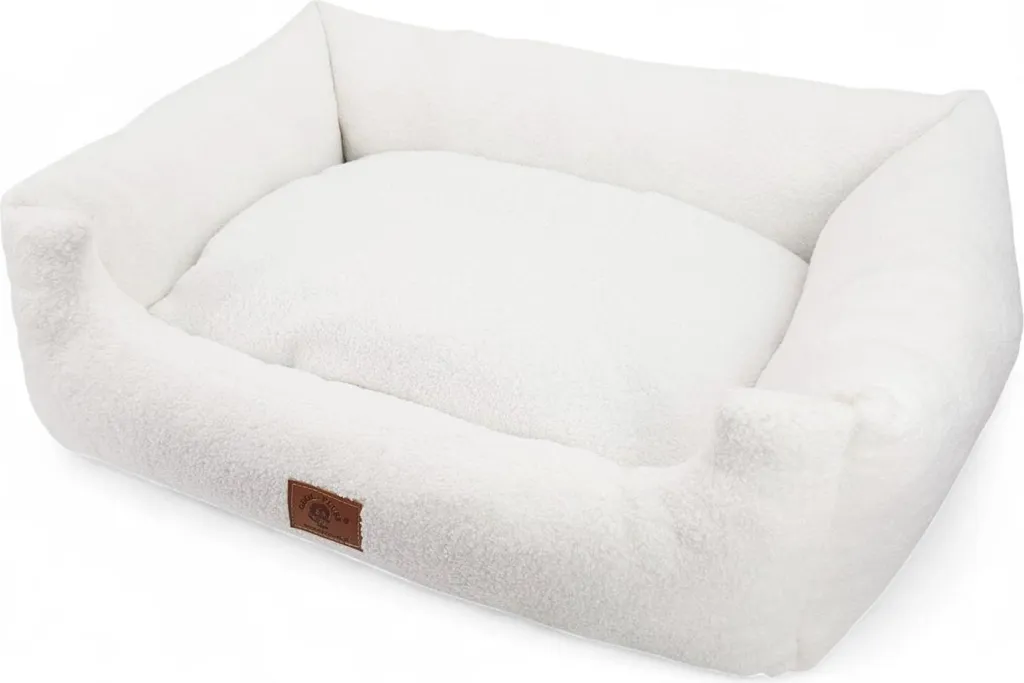 Lit pour chien lavable 95x75 cm sofa moelleux avec bords surélevés - 6