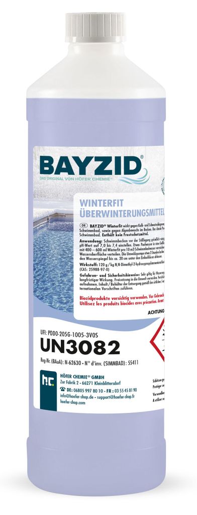 1x1 L BAYZID® Winterfit Überwinterungsmitte gegen Algen und Produktbild 