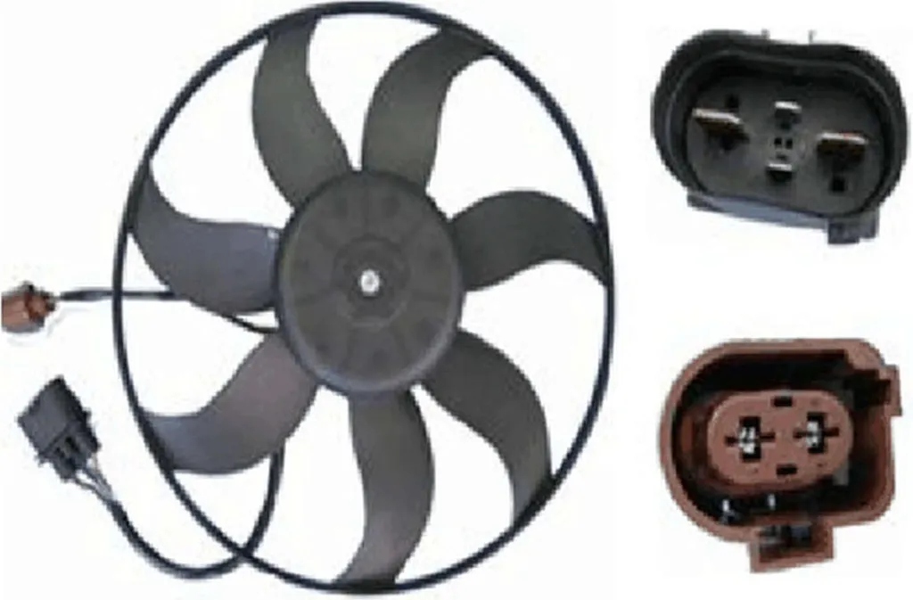 Ventilateur de Condenseur MAHLE CFF 187 001S pour VW GOLF 5 Moteur 2.0