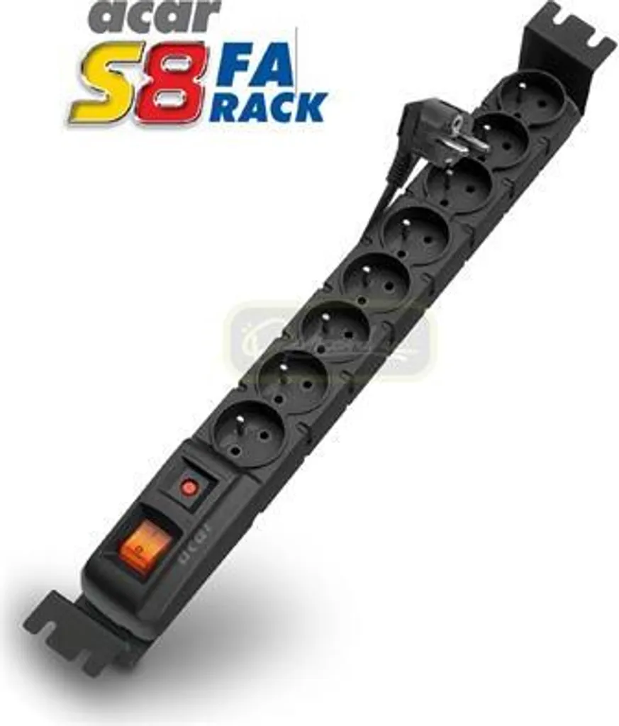 Solution alimentation pour rack 19" ACAR S8 5m 8 prises 220V 10A