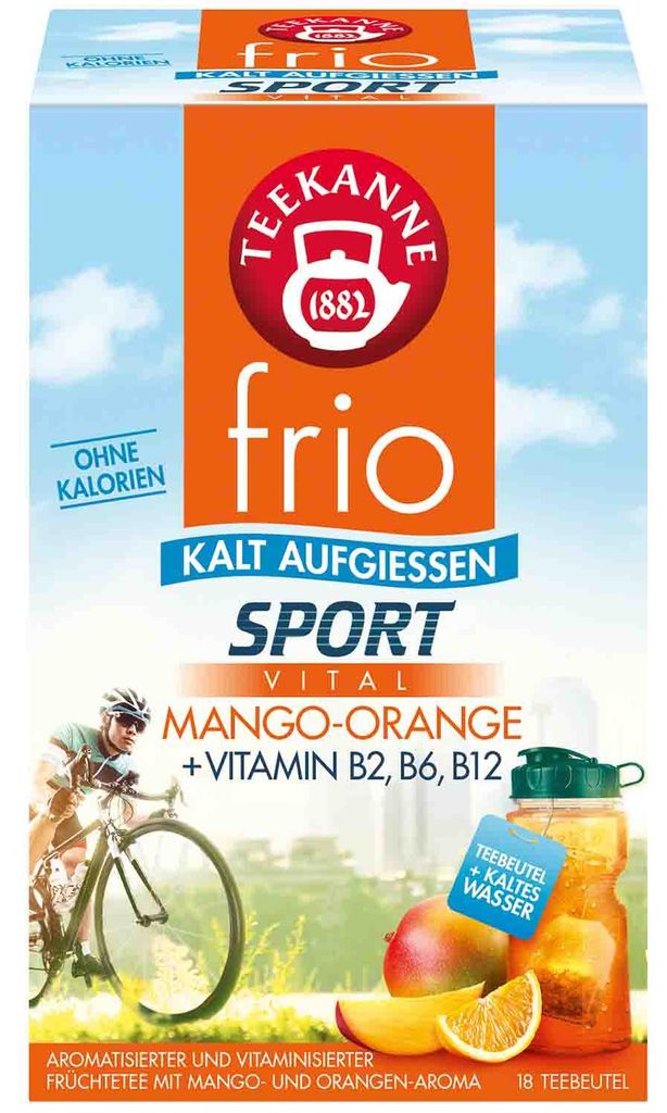 Teiera 7594 frio® Sport Vital - Arancia Mango + Vitamine - Immagine del prodotto 