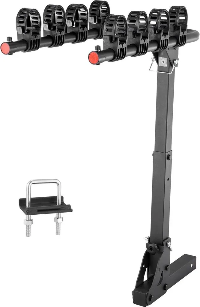 Porte-vélo hayon inclinable pour 4 vélos idéal pour SUV et camping-car robuste
