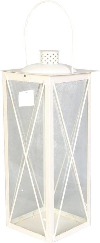 Unieke metalen lantaarn van 60 cm met handvat Productafbeelding 