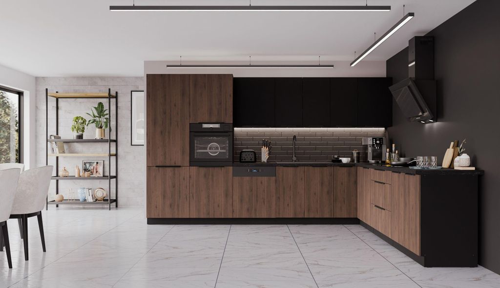 Cucina ad angolo MONZA + SIENA 350x290 cm Cucina Immagine del prodotto 