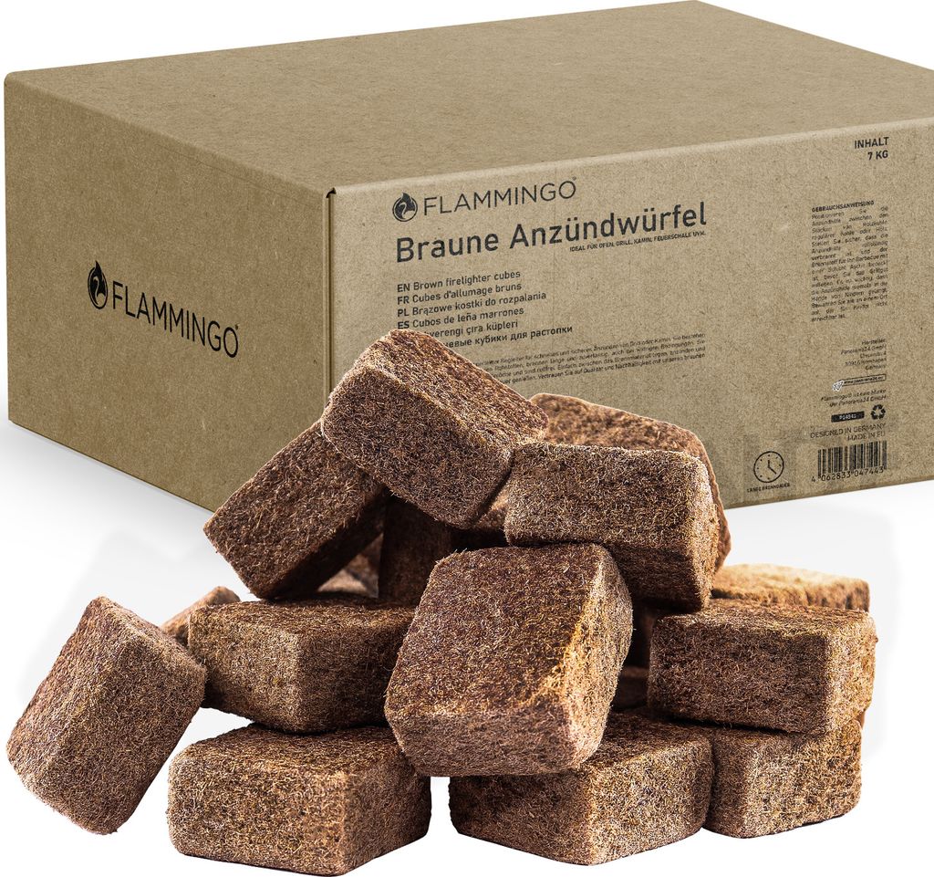 Flammingo® Kaminanzünder Anzünder Anzündwürfel 7kg Produktbild 