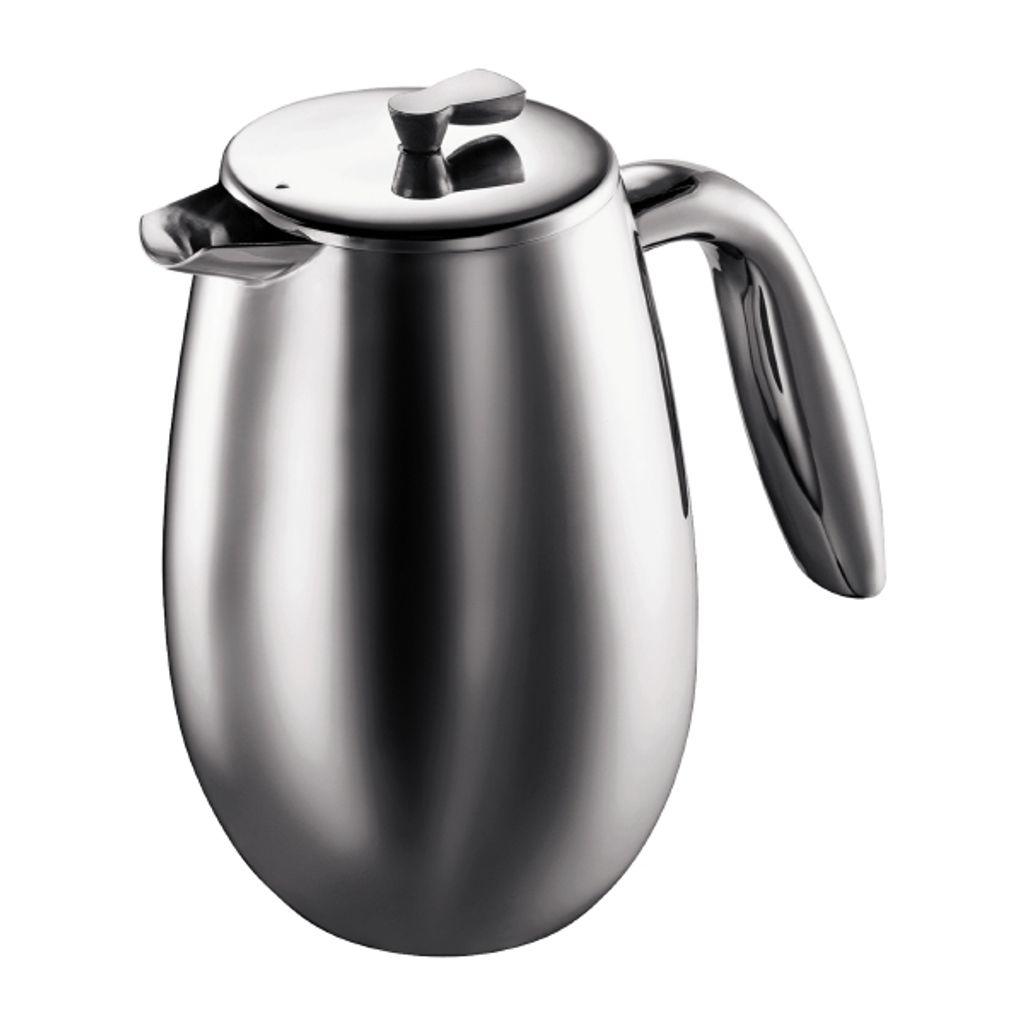 Bodum Doppelwandiger Kaffeebereiter, 3 Tassen, 0.35 l, Edelstahl