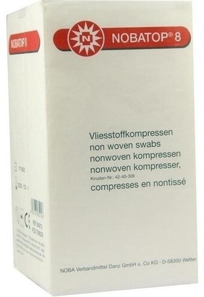 NOBATOP 8 Kompressen 10x10 cm unsteril Produktbild 