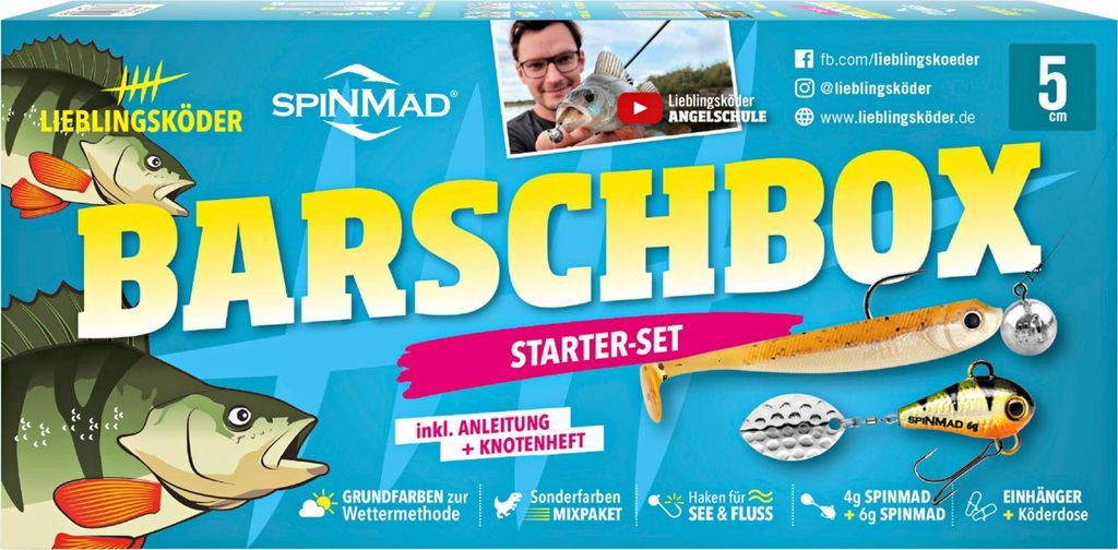 Lieblingsköder Barschbox - Angelset zum Barschangeln Produktbild 