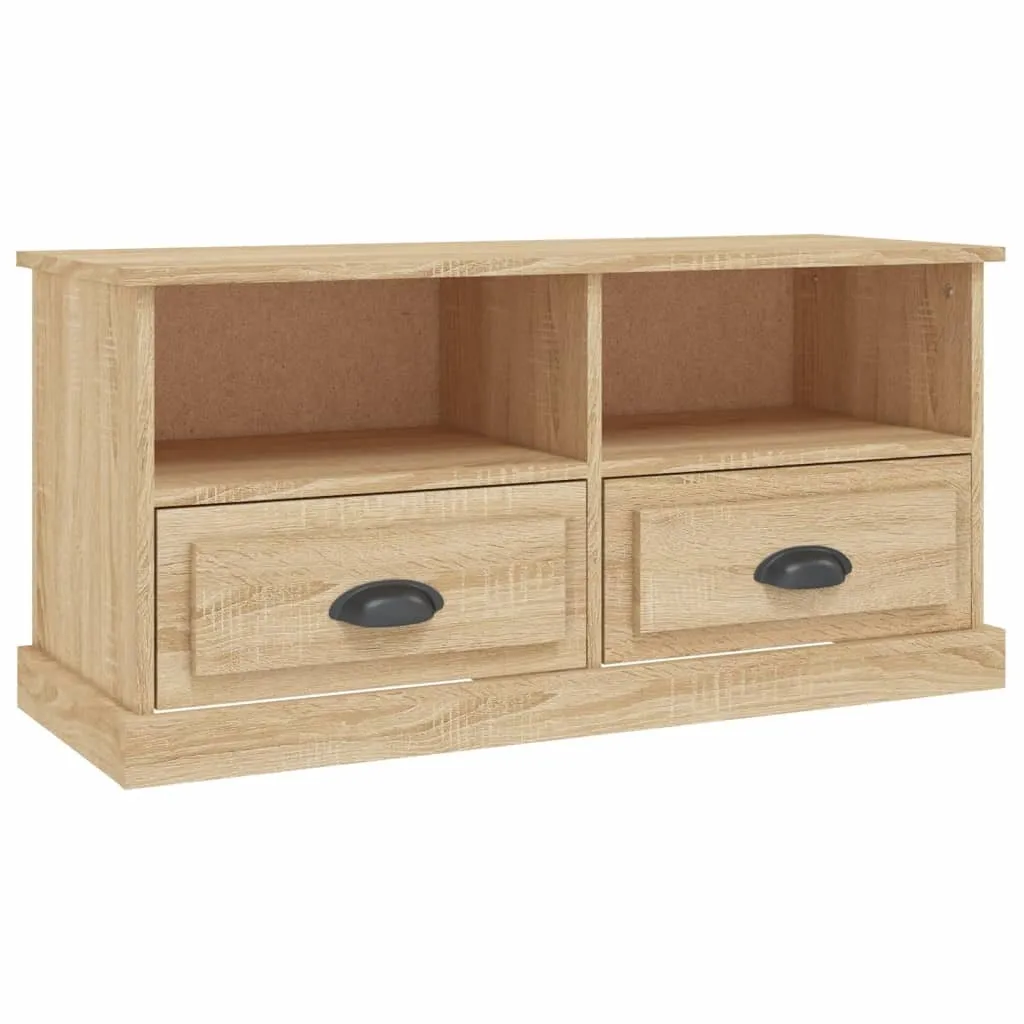 SYFAX™ Mobile TV 93x35,5x45 Legno Multistrato Rovere Sonoma - Robusto