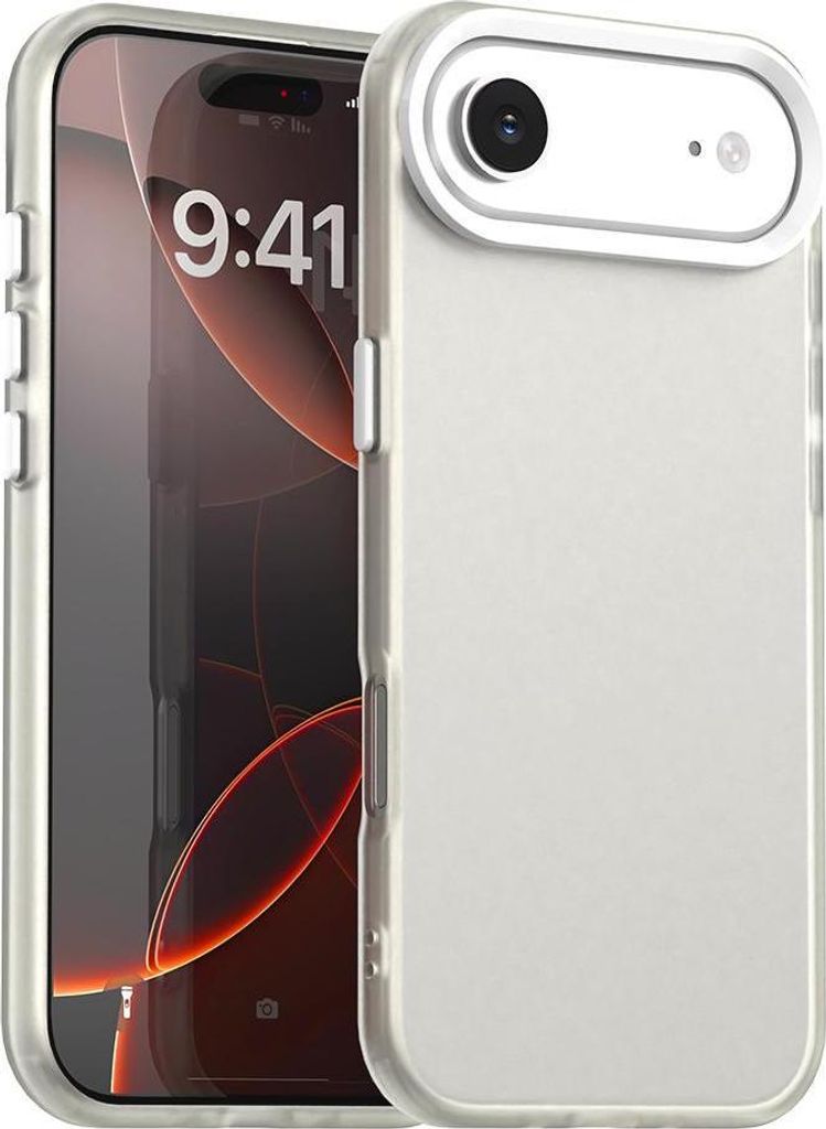 Mobigear Crystal iPhone Air Hülle Hardcase Backcover - Weiß