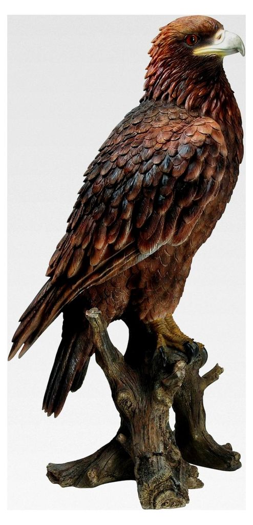 Gartenfigur, Gartendekoration Steinadler aus Kunstharz
