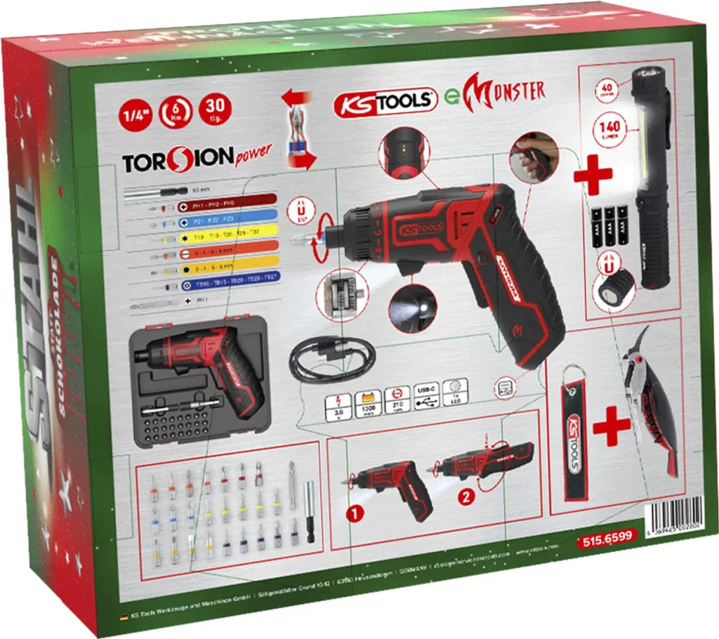 KS TOOLS eMONSTER Werkzeug Adventskalender - 7