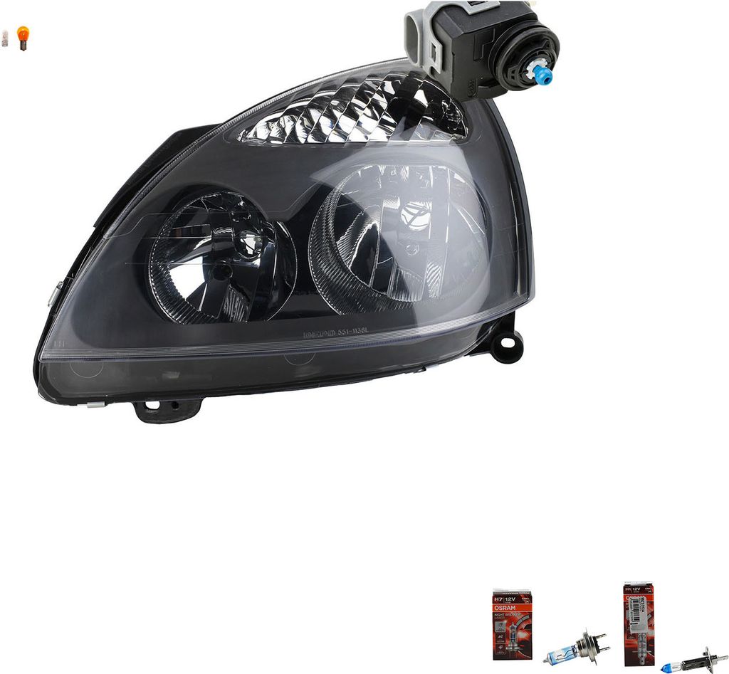 Johns, Scheinwerfer + Osram Night Breaker Laser passend für Renault Clio BB BC CB Links 7701057654 7700840141