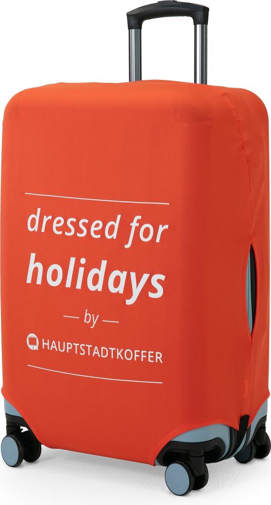 Kofferüberzug Größe M, Kofferhülle Kofferschutz für mittelgroße Koffer 57-65 cm, elastische Kofferschutzhülle, Gepäckschutz, elastic Luggag...