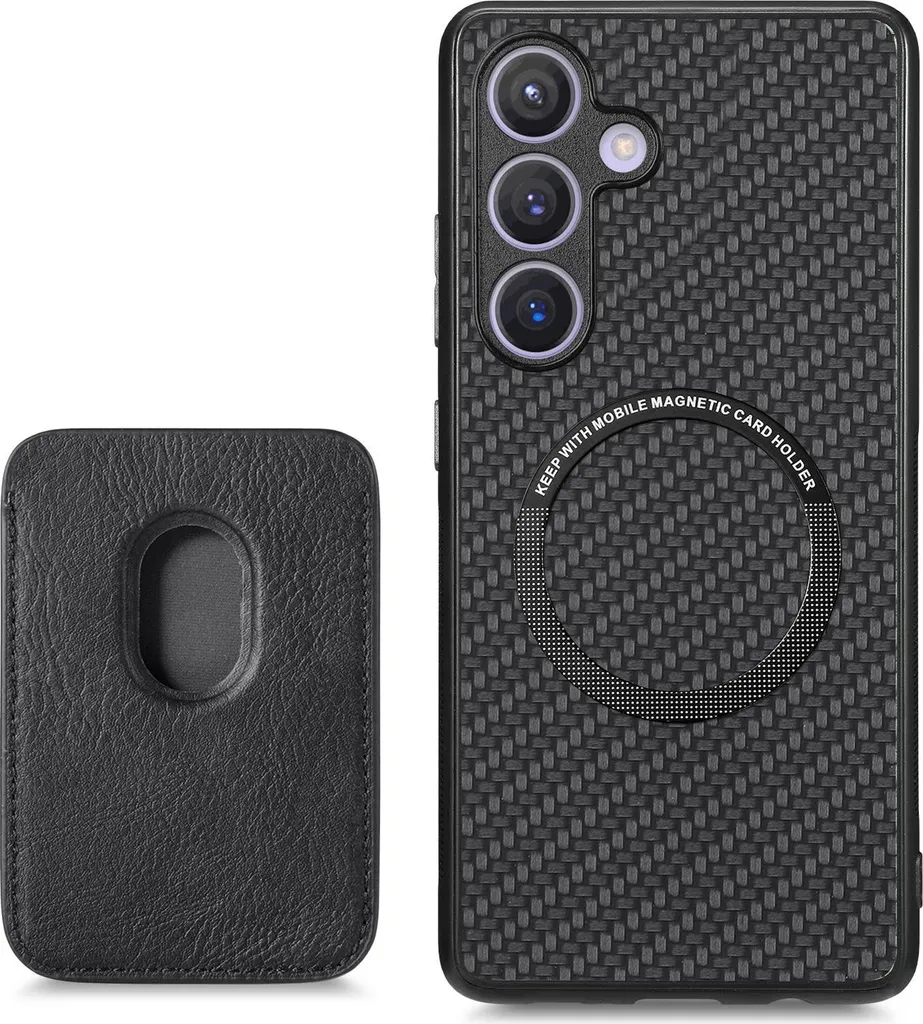 Custodia Anti-Urto Samsung S24 SD67 - Magnetica PU/TPU Nera