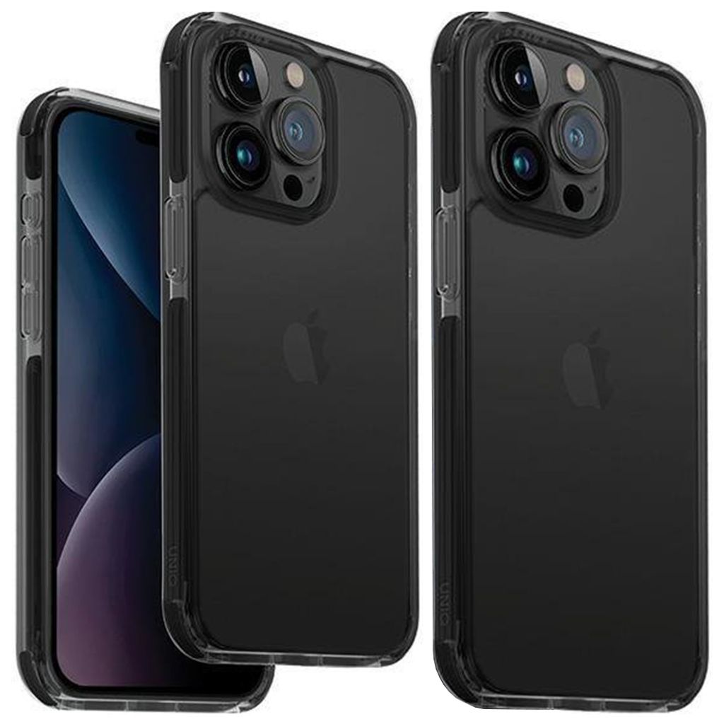 UNIQ etui Combat iPhone 15 Pro Max 6.7czarny/carbon black Zdjęcie produktu 