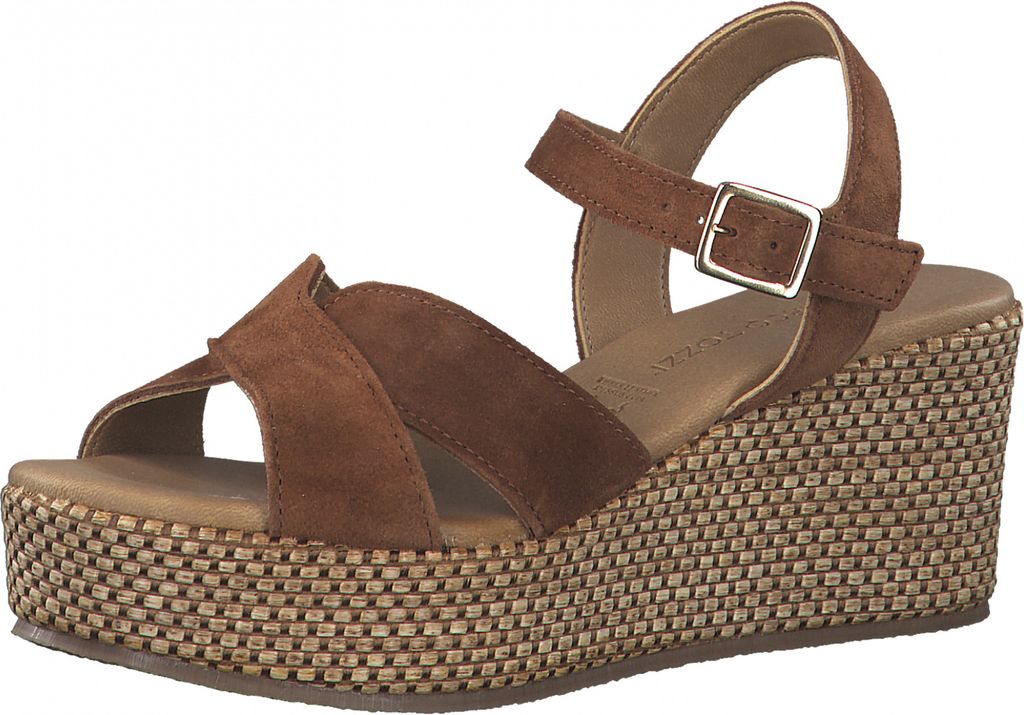 Marco Tozzi Damen Klassische Sandalen 2-28352-28 305 Farbe: Braun Größe: 40