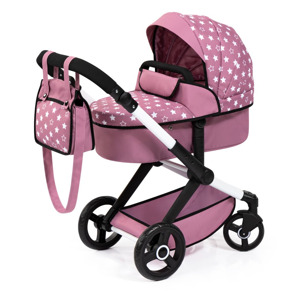 Rosa XEO Puppenwagen Produktbild 