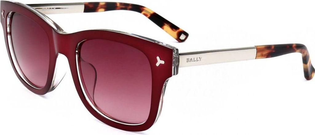 Bally BY2074 Burgundy 51/21/140 Damen Sonnenbrillen