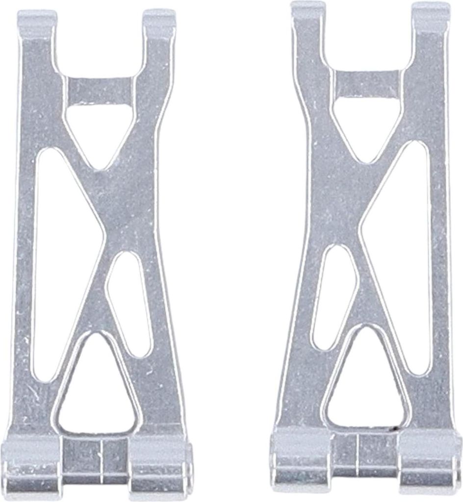 2pcs RC Car Swing Arm Arm Legierung Heck untere Suspension für 1/24 Upgrade -Teile Silber