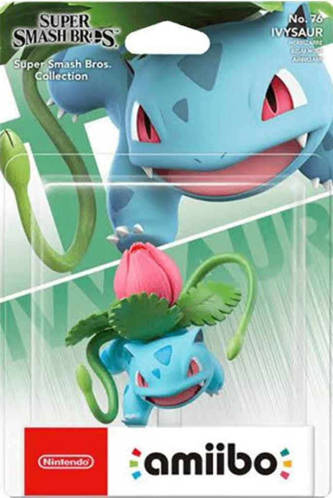 Nintendo Ivysaur - Sammlerfigur - Mehrfarbig - Videospiel - Erwachsene & Kinder - Super Smash Bros - Ivysaur