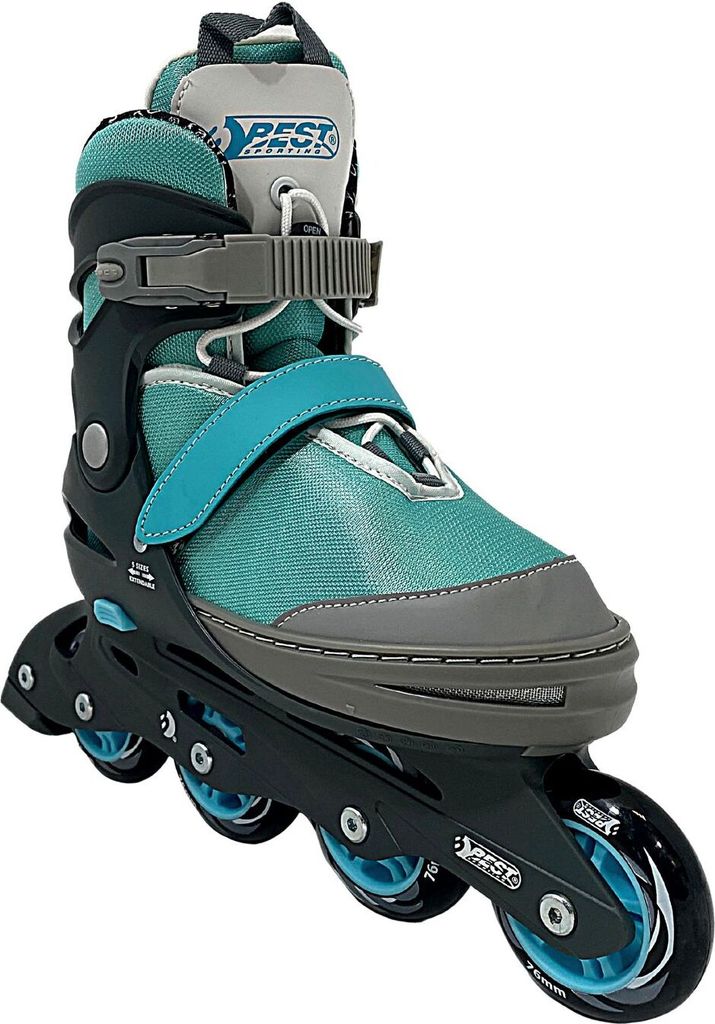 Best Sporting Inline Skates Kinder I Rollschuhe größenverstellbar I robuste Inliner für Jugendliche mit Bremse I Rollerskates Schuhe Kinder I In...