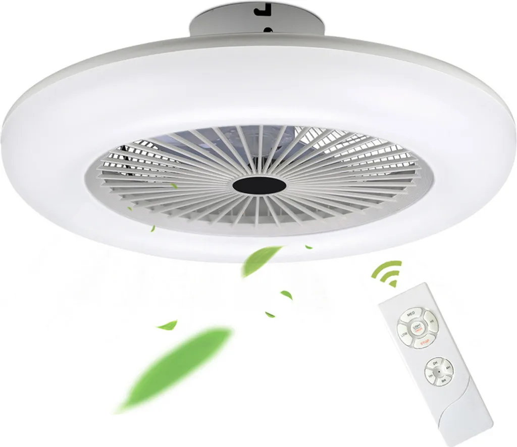 TolleTour 80W: Ventilatore Silenzioso con Luce LED e Timer per Tutta la Famiglia