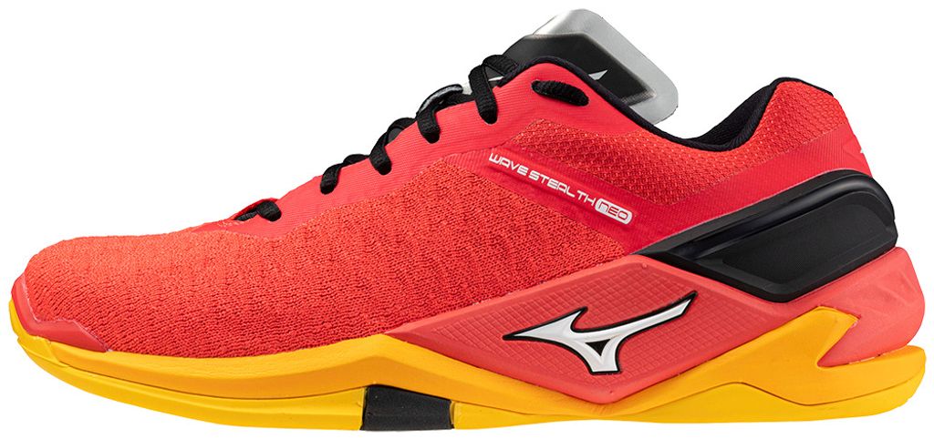 Mizuno WAVE STEALTH NEO RadiantRed/White/Carrot Curl 11,5