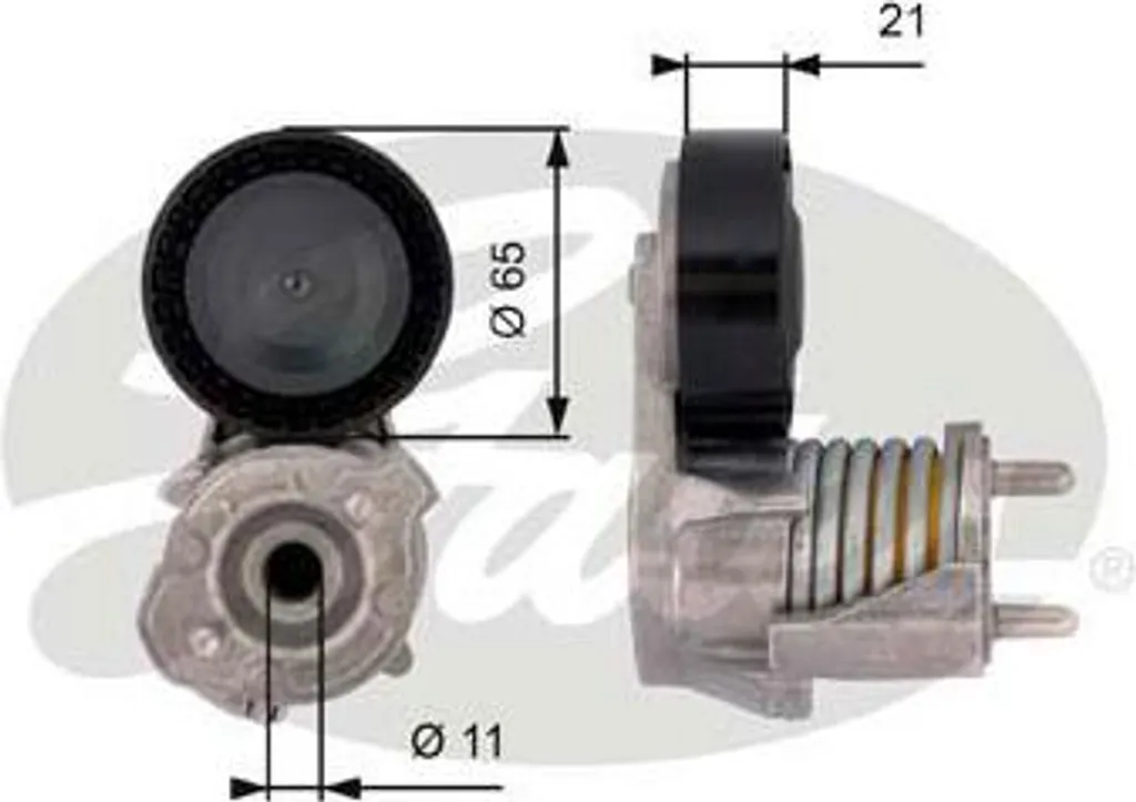 Galet tendeur GATES T39118 pour courroie d'accessoire Focus V50