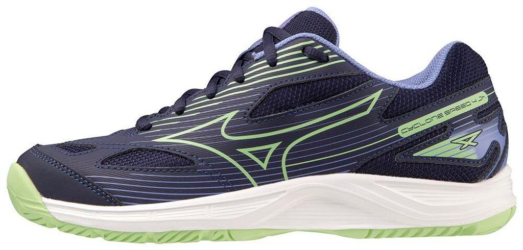 MIZUNO CYCLONE SPEED 4 Jr. / EveBlu/TechnGreen/Iolite / 32,5/1,0