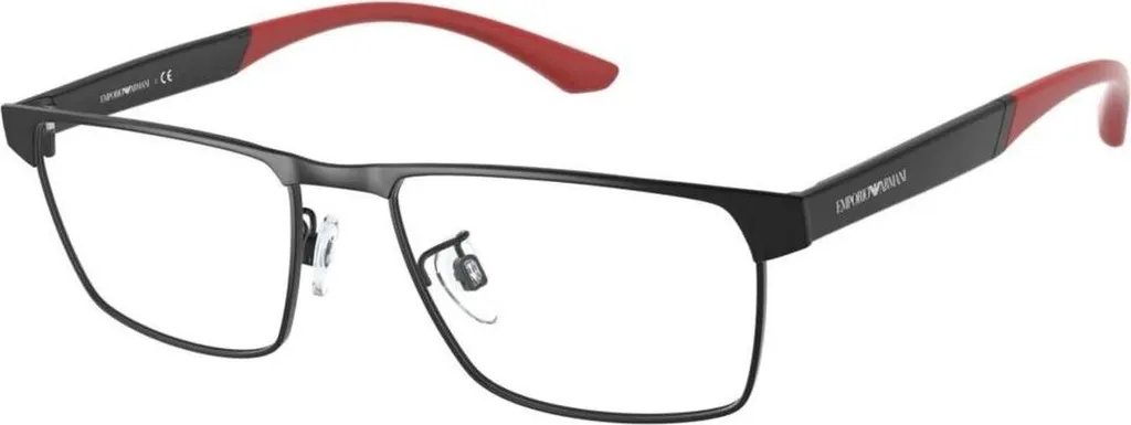 Monture Optique Emporio Armani EA1124 Noir Mat pour Verres de Vue