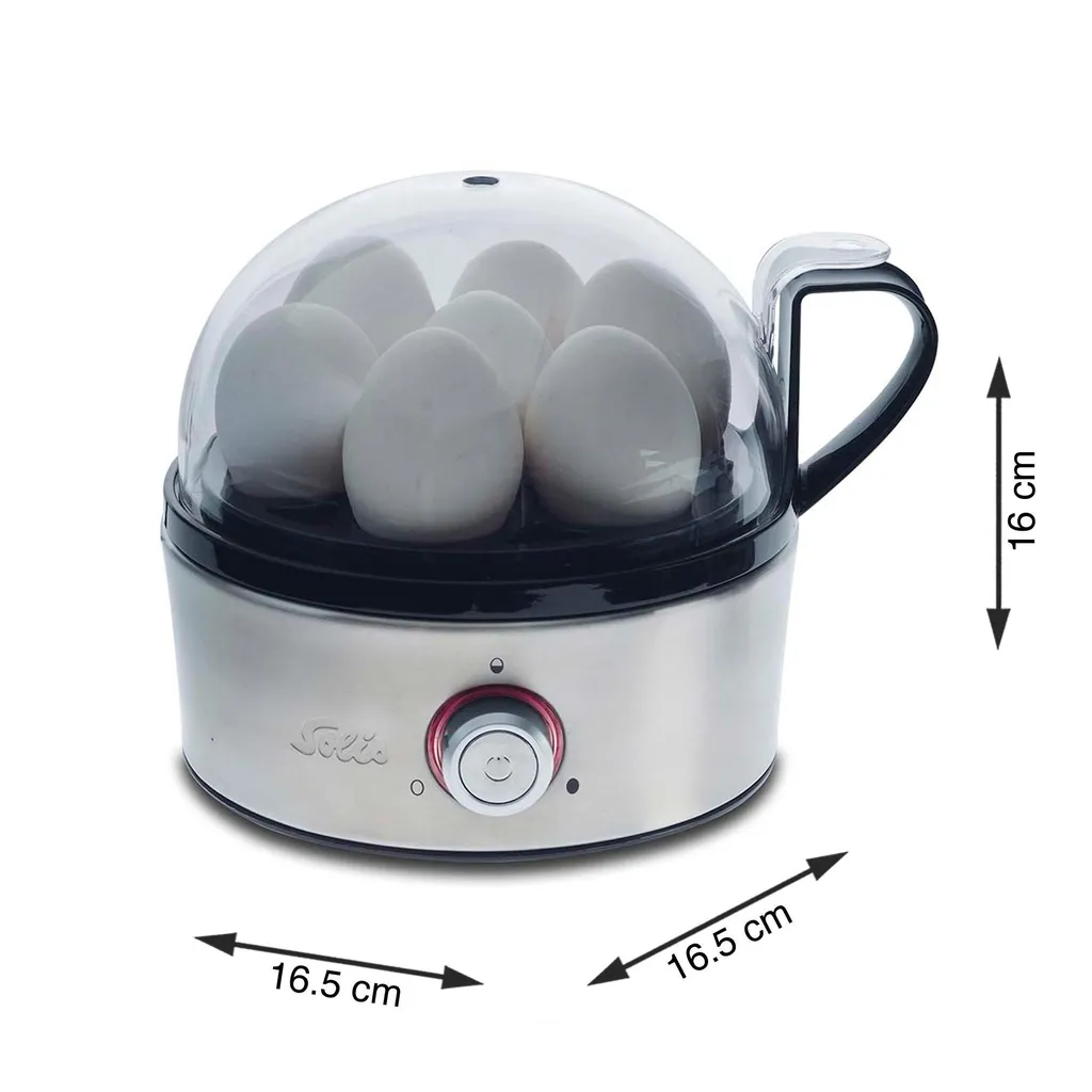Solis 977.87 Egg Boiler & More : Cuisinière à œufs pour 7 œufs parfaits