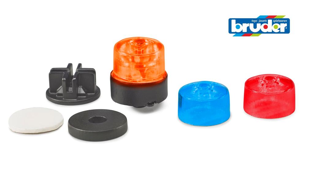 Bruder 02807 Akcesoria: Obrotowa lampa ostrzegawcza Zdjęcie produktu 