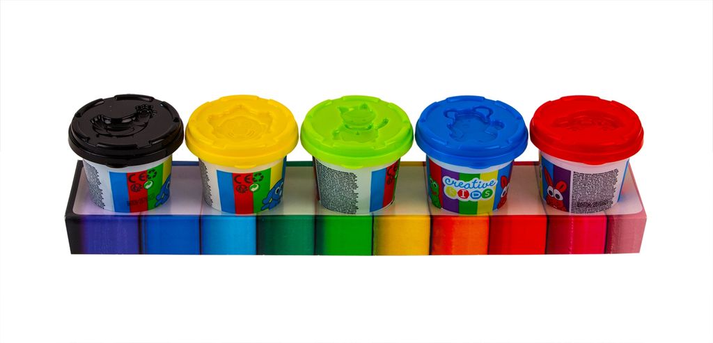 Kinder Soft Knete Set viele Farben tolles Zubehör Knetmasse Modelliermasse 
