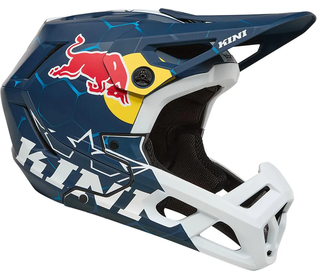Casque Kini Red Bull EC 1.0 Bleu et Blanc Taille S 55-56 cm Cross