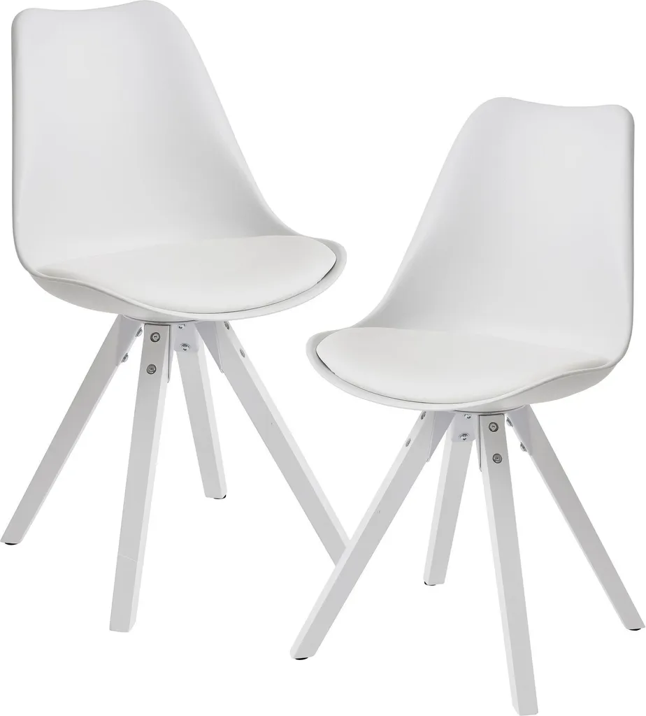 Chaise de Salle à Manger Confortable pour Repas en Famille - Lot de 2