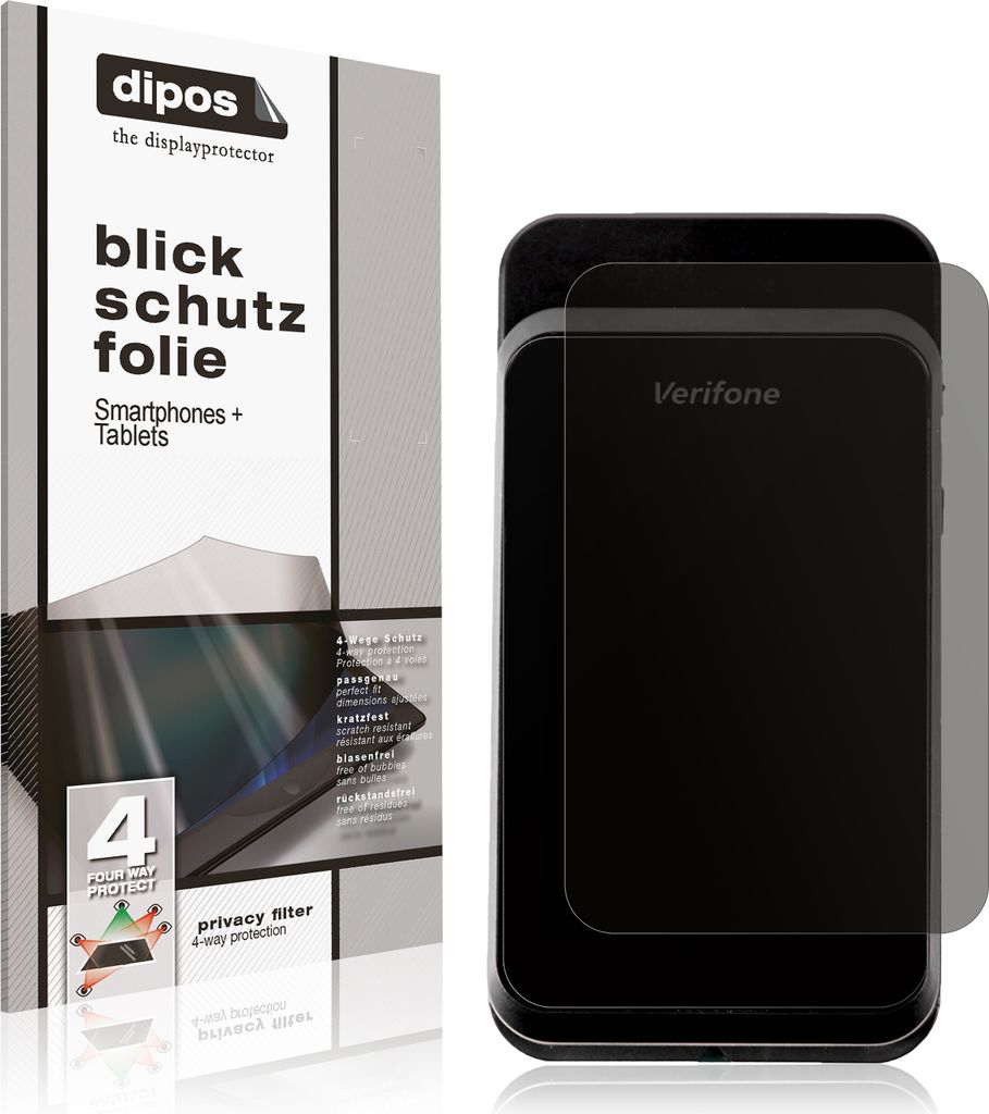 Blickschutzfolie für Verifone e280s matt Schutzfolie Folie Produktbild 
