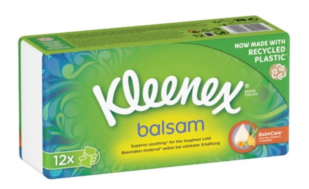 Sanft pflegende Taschentücher mit Balsam, 12+3-Pack Produktbild 