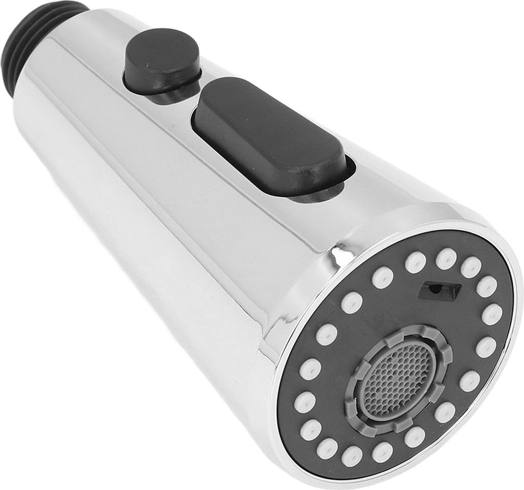Wasserhahn Sprühkopf G1/2 gebürstetes Nickel 3 Modi Edelstahl ABS rostfrei für Küchenspüle