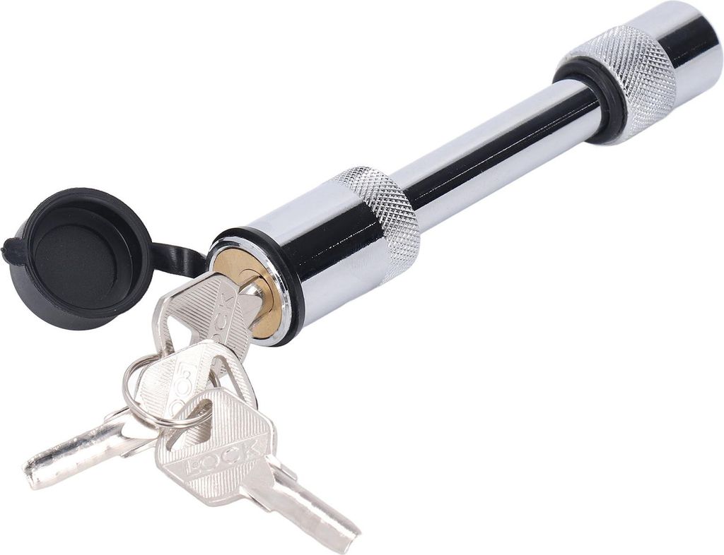 Anhängerkupplungsschloss 5/8 Zoll Pin Tow Edelstahl Barbell Style Locking mit 3 Schlüsseln