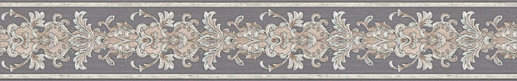 A.S. Création Bordüre Only Borders barock silber 5,00 m x Produktbild 
