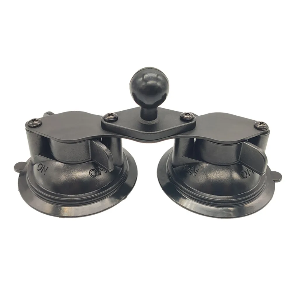 Support smartphone pour voiture ventouse double fixation pare-brise