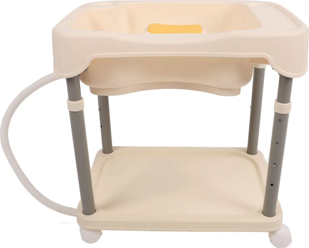 Solution shampooing au lit : bassin réglable pour éviter les douleurs