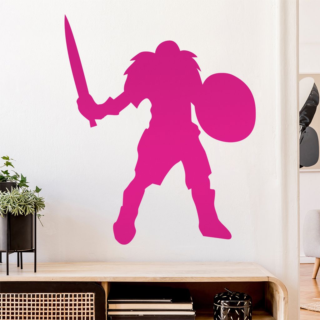 Wikinger Krieger Krieg WWIII Wandtattoo Wandaufkleber Wall Sticker - Dekoration, Küche, Wohnzimmer, Schlafzimmer, Badezimmer