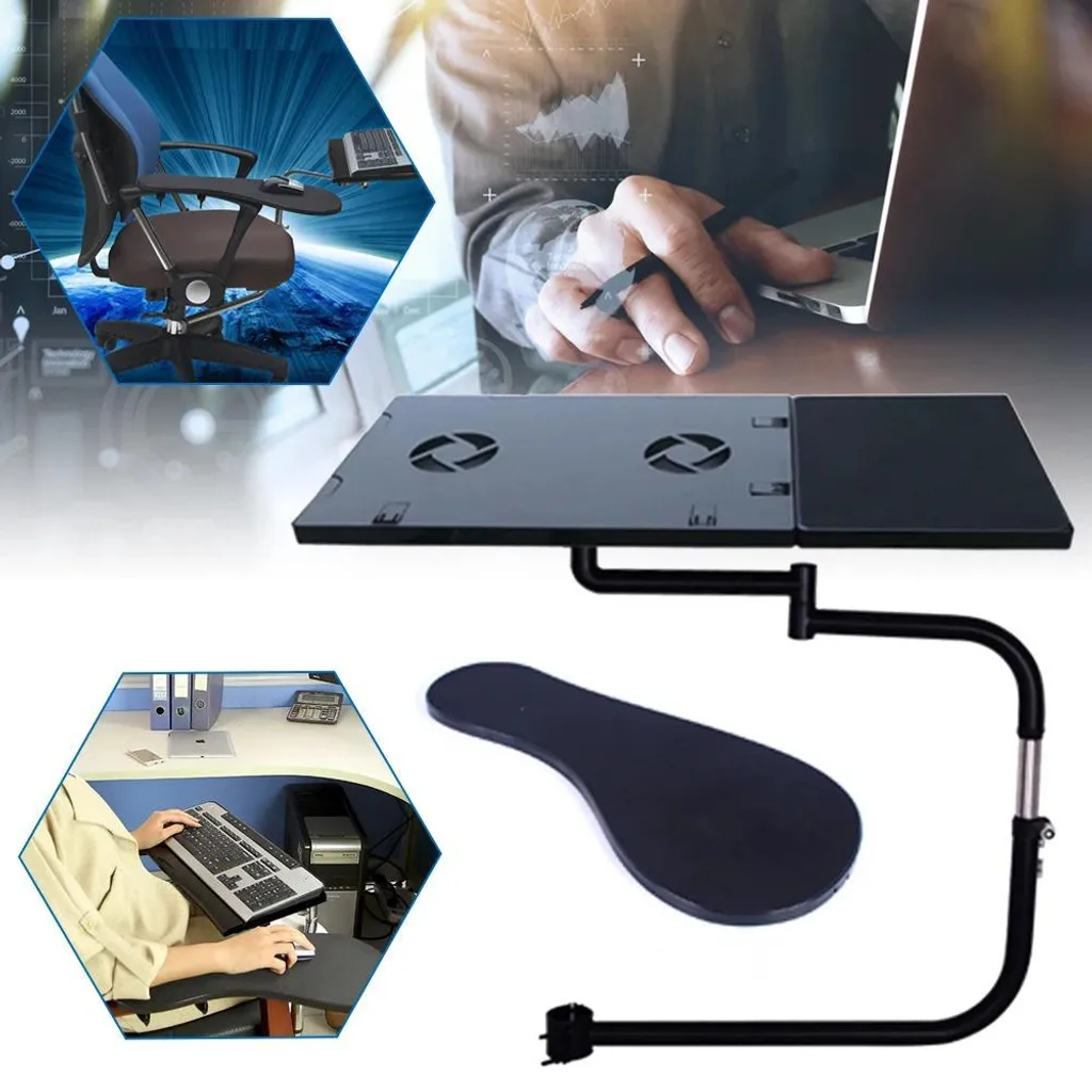 Pupitre de Clavier Ergonomique Ajustable avec Refroidissement Actif - 3