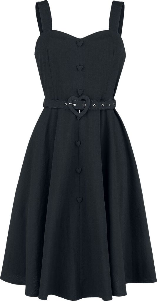 Voodoo Vixen Kurzes Kleid Damen Frenchie Flare Halter Dress schwarz M