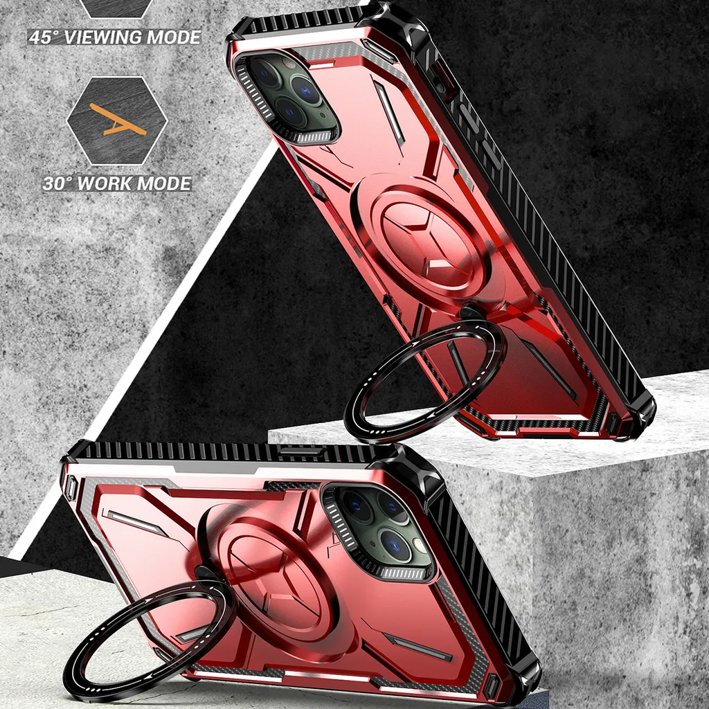 Custodia Magnetica GOUI Per IPhone 11 Pro Con Barre Magnetiche - Gomma Morbida Antiscivolo - Supporta Ricarica Wireless - 2