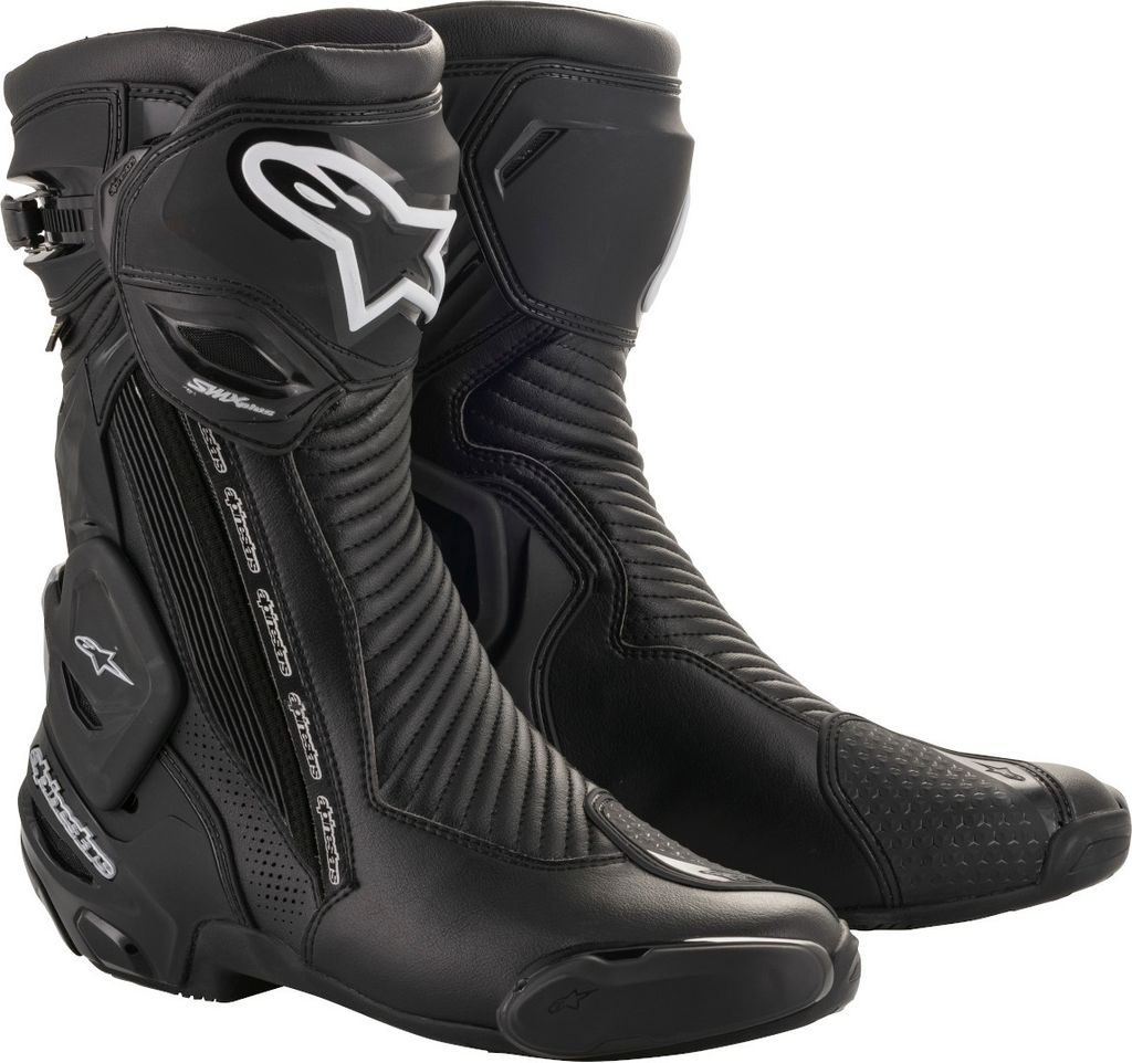 Alpinestars SMX Plus V2 Gore-Tex Motorradstiefel, schwarz/weiß, 42